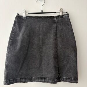 Wild Fable Charcoal A-Line Skirt